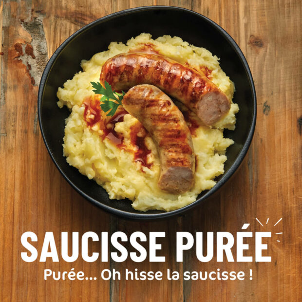 Saucisse purée